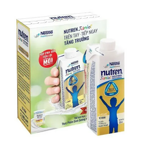 [HCM]Lốc 2 hộp sữa Nutren Junior 200ml/hộp. Date 26/11/2021.