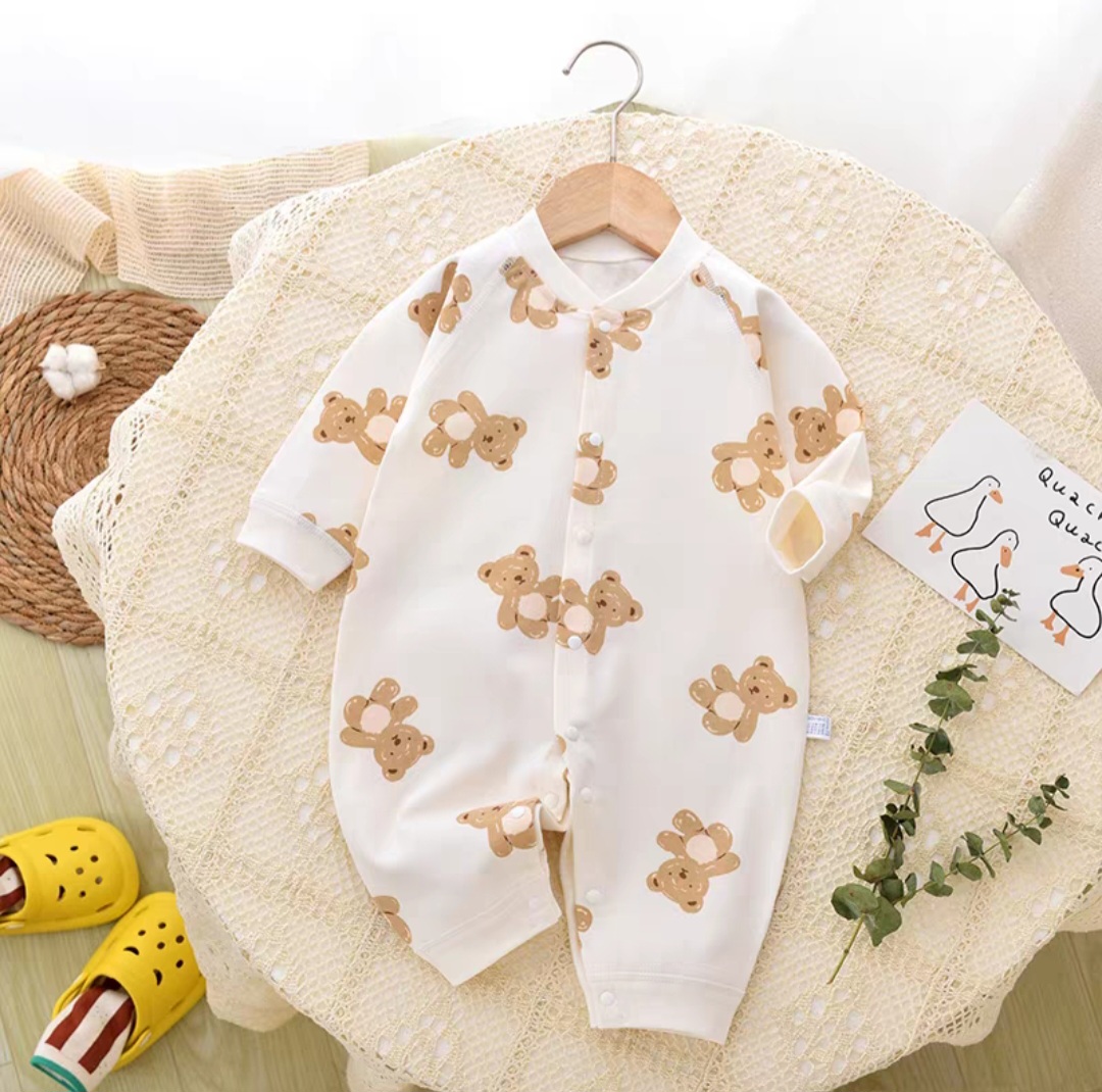 bộ bodysuit chất liệu cotton cho bé