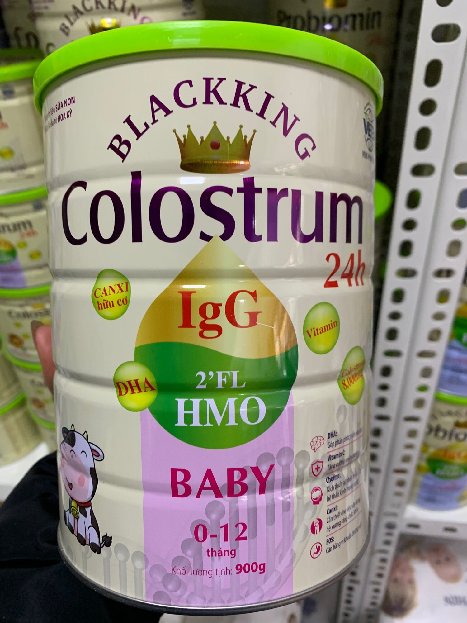 Sữa blackking colostrum 24h Baby 900g