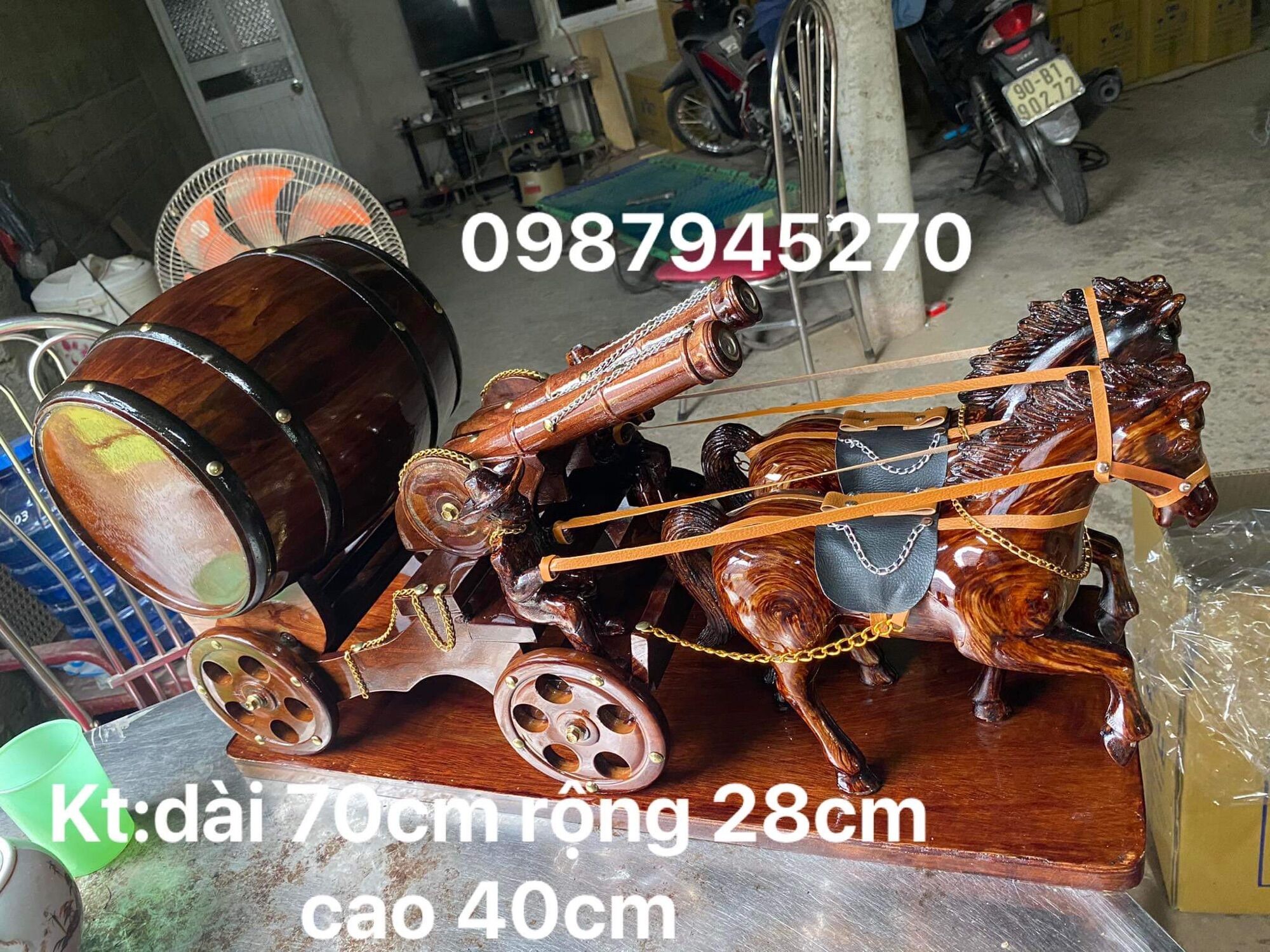Ngựa kéo tài lộc