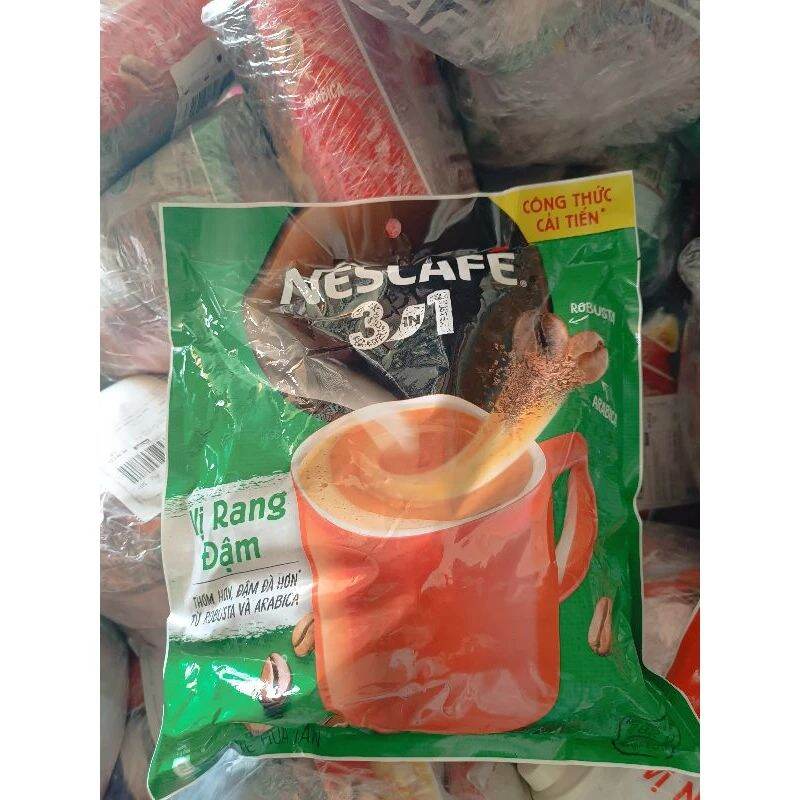 Cafê Nescafé xanh _Đỏ _Đen date mới