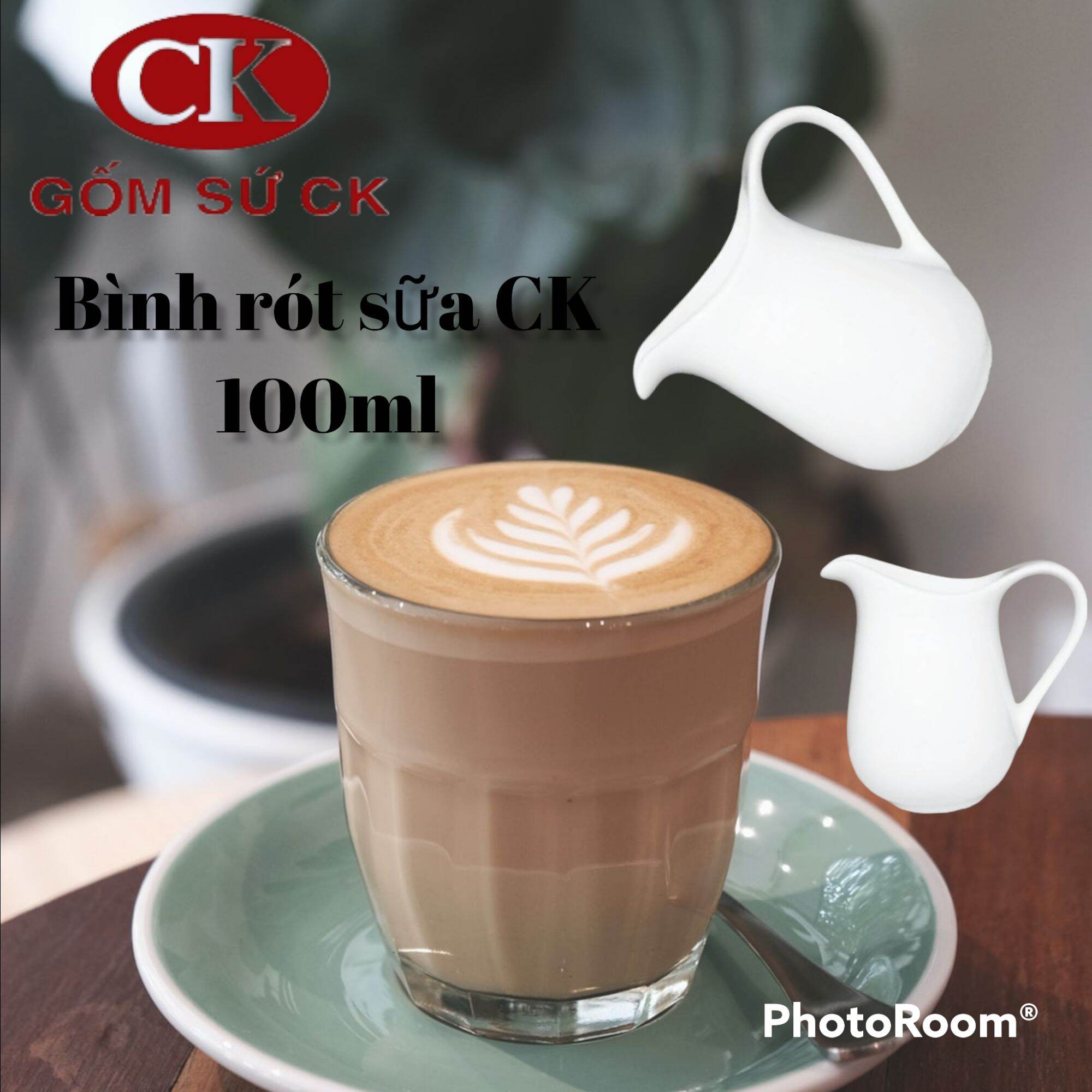 Bình rót sữa gốm sứ CK Việt Nam 100ml