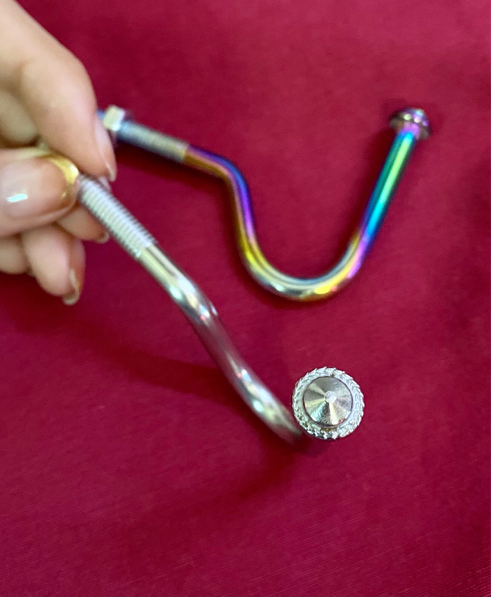 Móc treo đồ INOX/ Titan cho xe máy (Cái)
