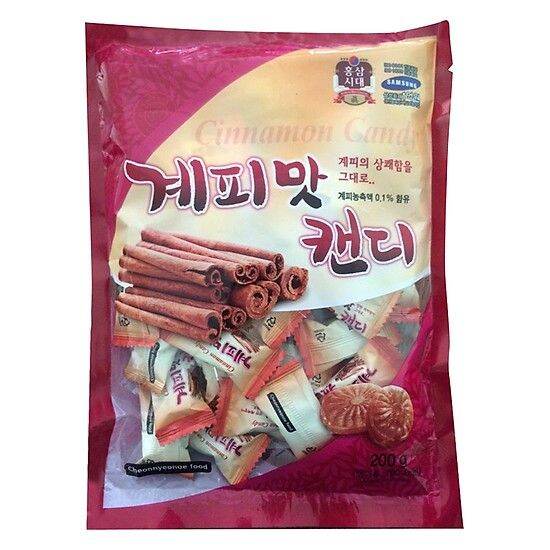 [COMBO 2 GÓI] KẸO SÂM VỊ QUẾ THƠM NGON BỔ DƯỠNG HÀN QUỐC (Gói 200g)