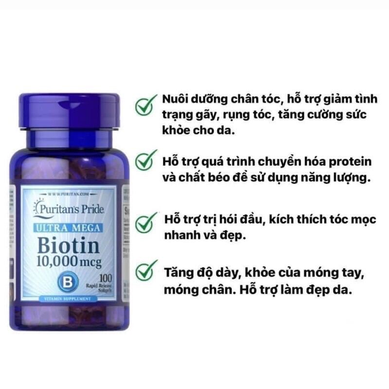 Biotin Puritan s Pride 50 viên