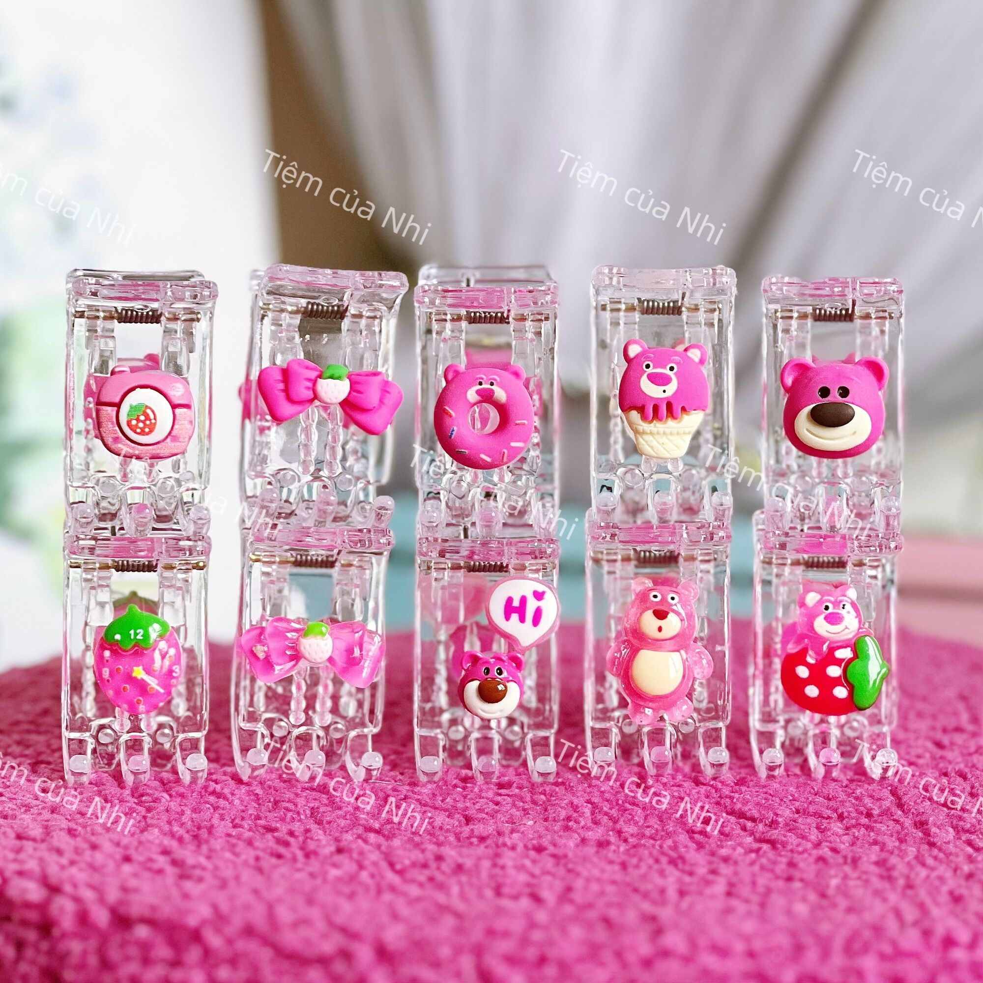 KẸP CÀNG CUA 5 RĂNG GẤU DÂU LOTSO