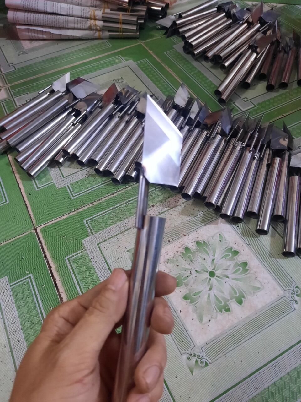 Dao gọt mắt dứa (siêu bén) mối hàn inox