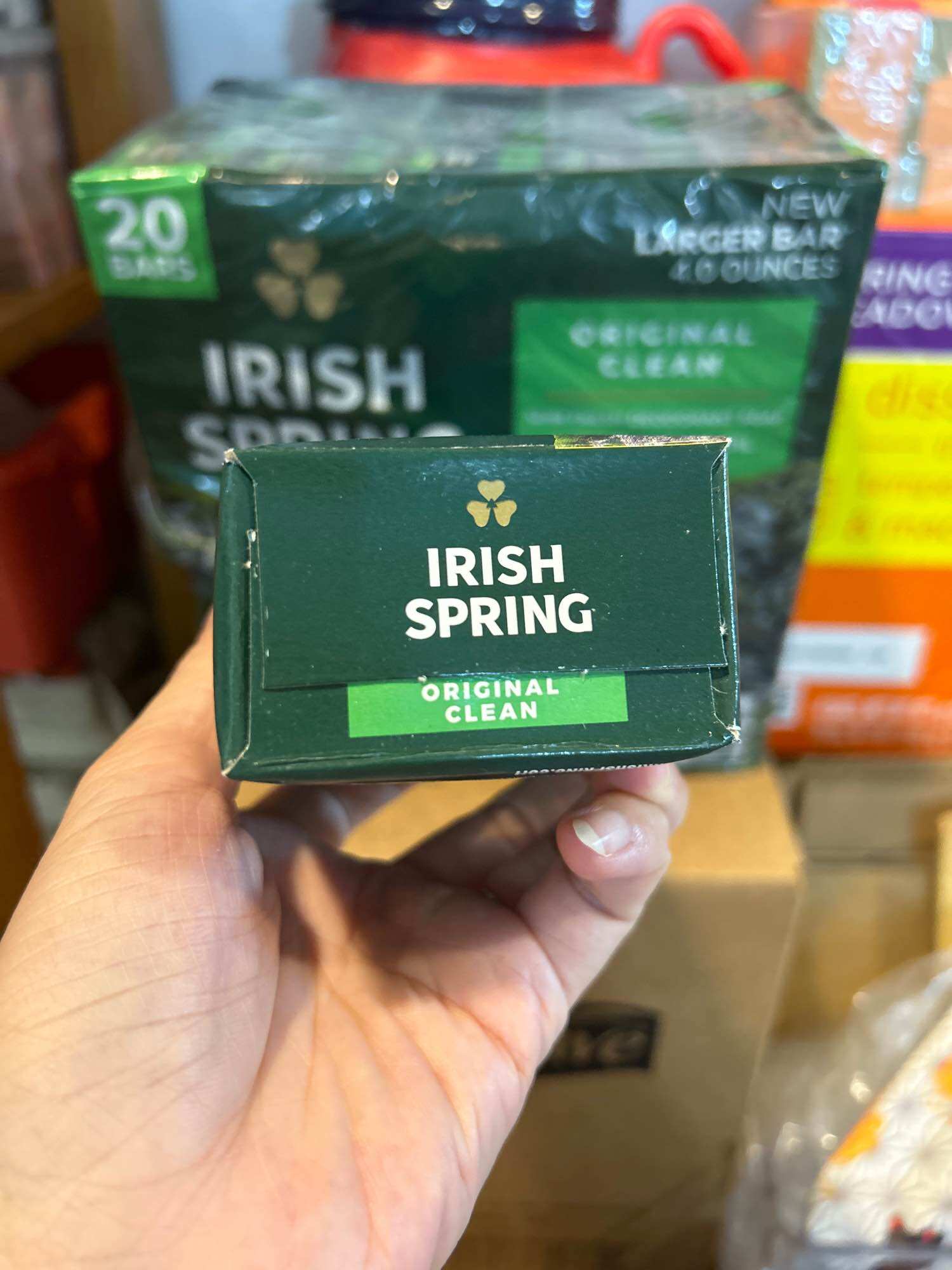 Set 5/10/20 cục Xà bông cục IRISH SPRING ORIGINAL DEODORANT SOAP DÀNH CHO NAM - HƯƠNG THƠM MẠNH MẼ, NAM TÍNH - 113g/cục