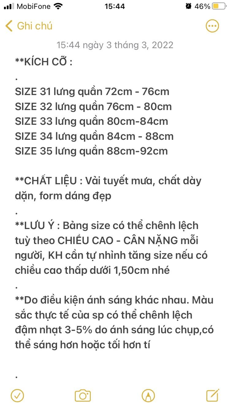 Quần tây nữ size Đại vải tuyết mưa đẹp