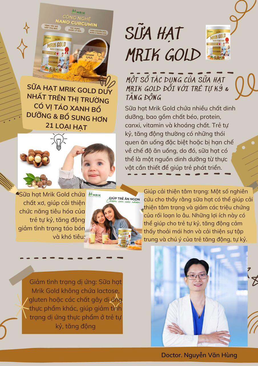 Sữa hạt MRIK GOLD (Nano Curcumin) 900g