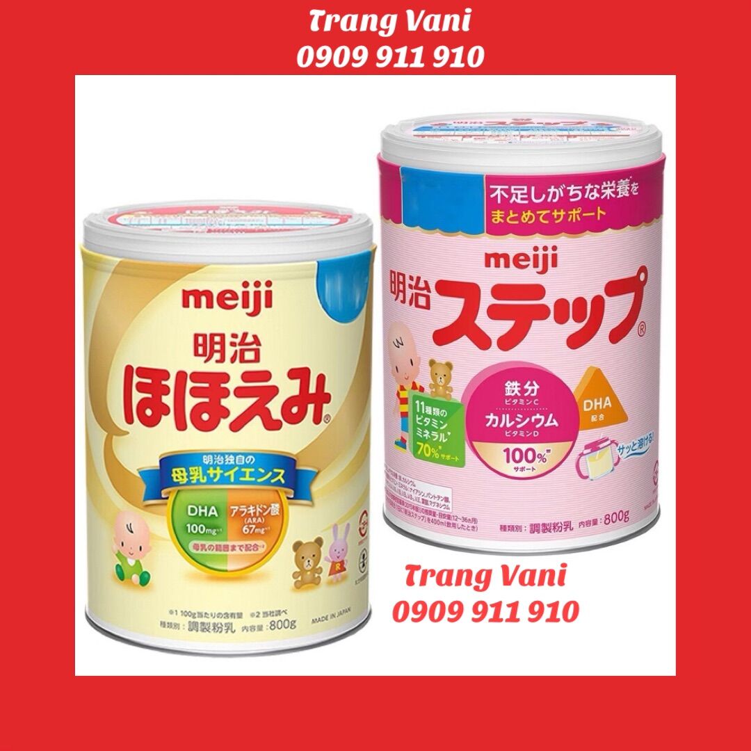 Sữa meiji nội địa nhật số 0 - 1tuổi lon 800g date 2024