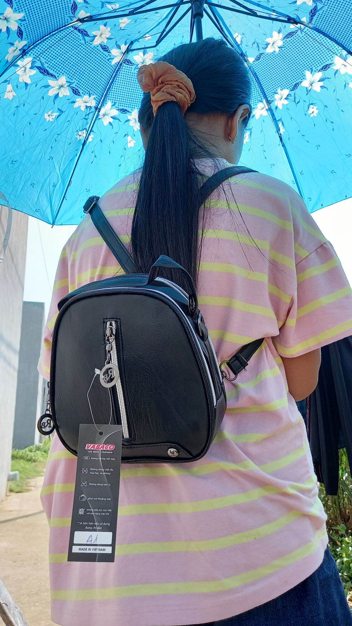 Balo mini chất da trơn