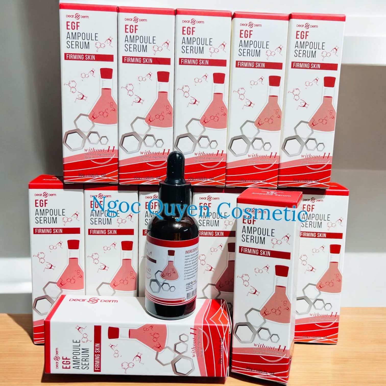 TẾ BÀO GỐC EGF AMPOULE DEARDERM SẸO RỖ (Chai 30ml)
