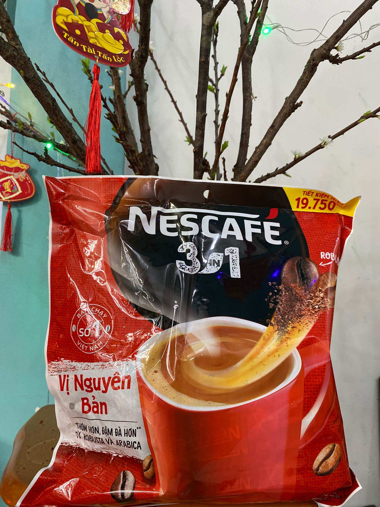 Nescafe 3in1-Combo 4 bịch*46 gói*16g