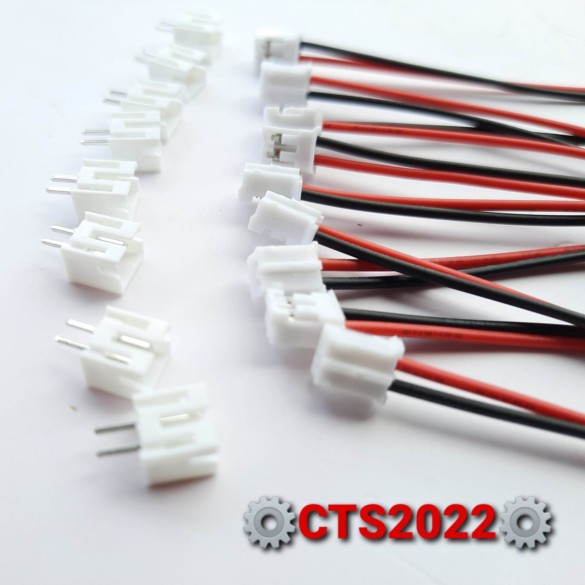 Jack cắm jst xh2.5- 2 chân dài 120mm