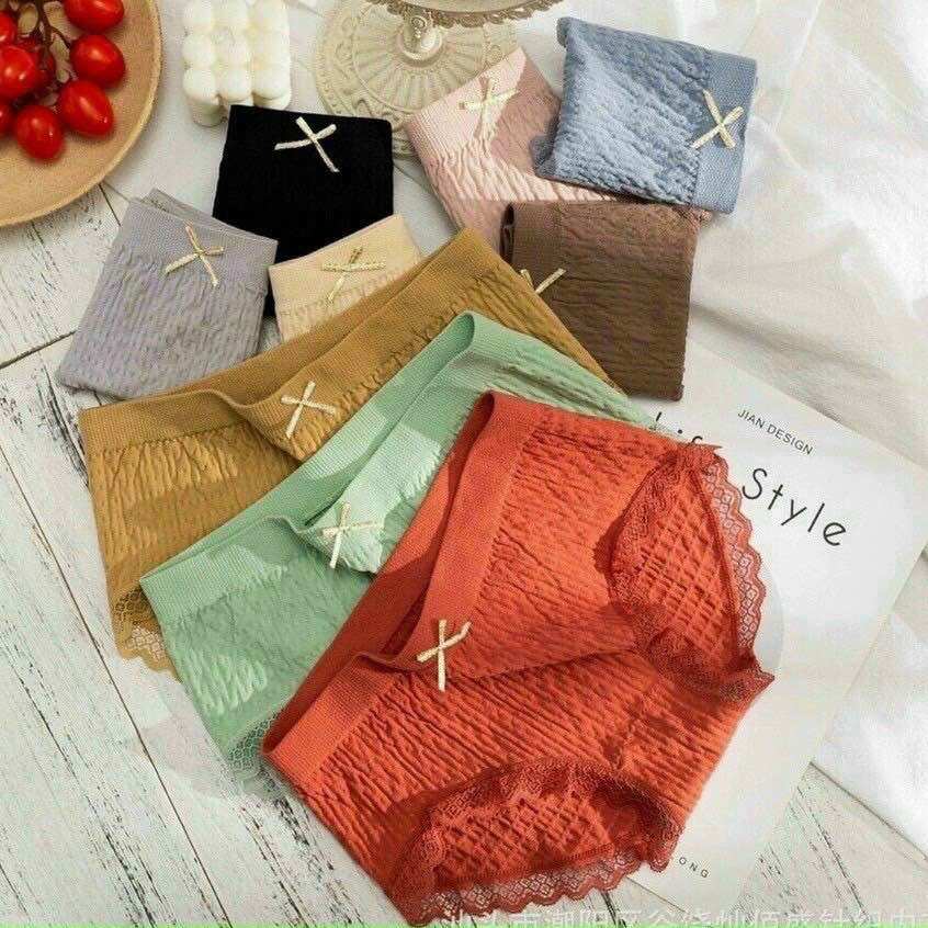 Quần lót nữ cotton kháng khuẩn, co dãn, không nhăn