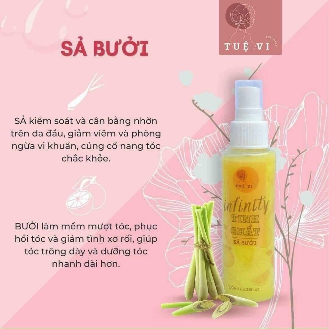 [Chính Hãng CTY 100%] Xịt Mọc Tóc Tinh Chất Sả Bưởi TUỆ VI INFINITY