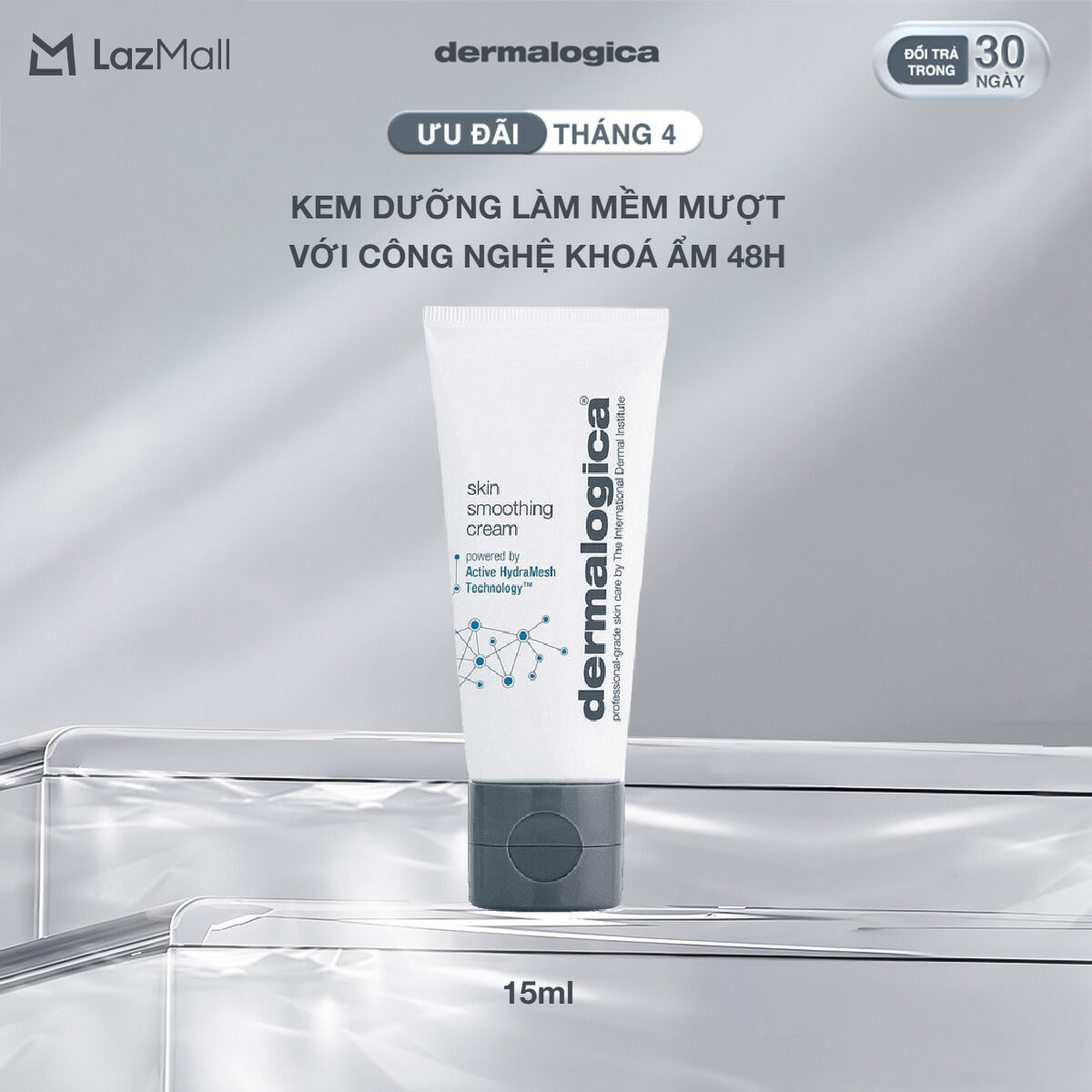 Kem dưỡng da Dermalogica Skin Smoothing Cream Travel size 15ml
