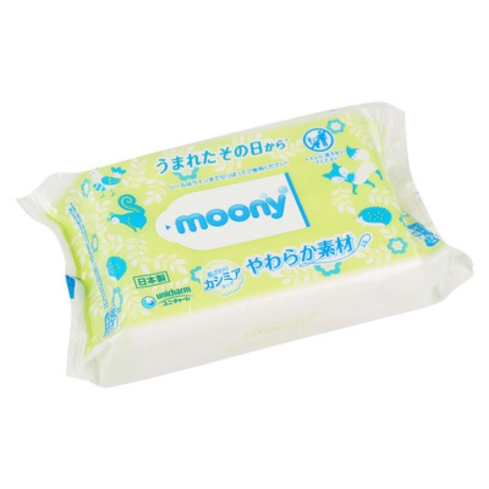Khăn ướt Moony Nhật Bản 80 tờ không mùi