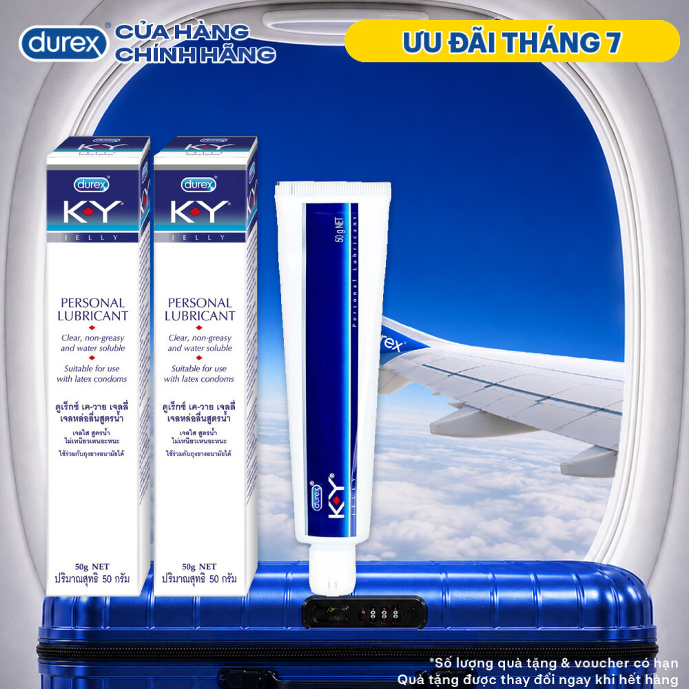 Combo 2 gel bôi trơn Durex K-Y Jelly 50g ( KY Jelly)