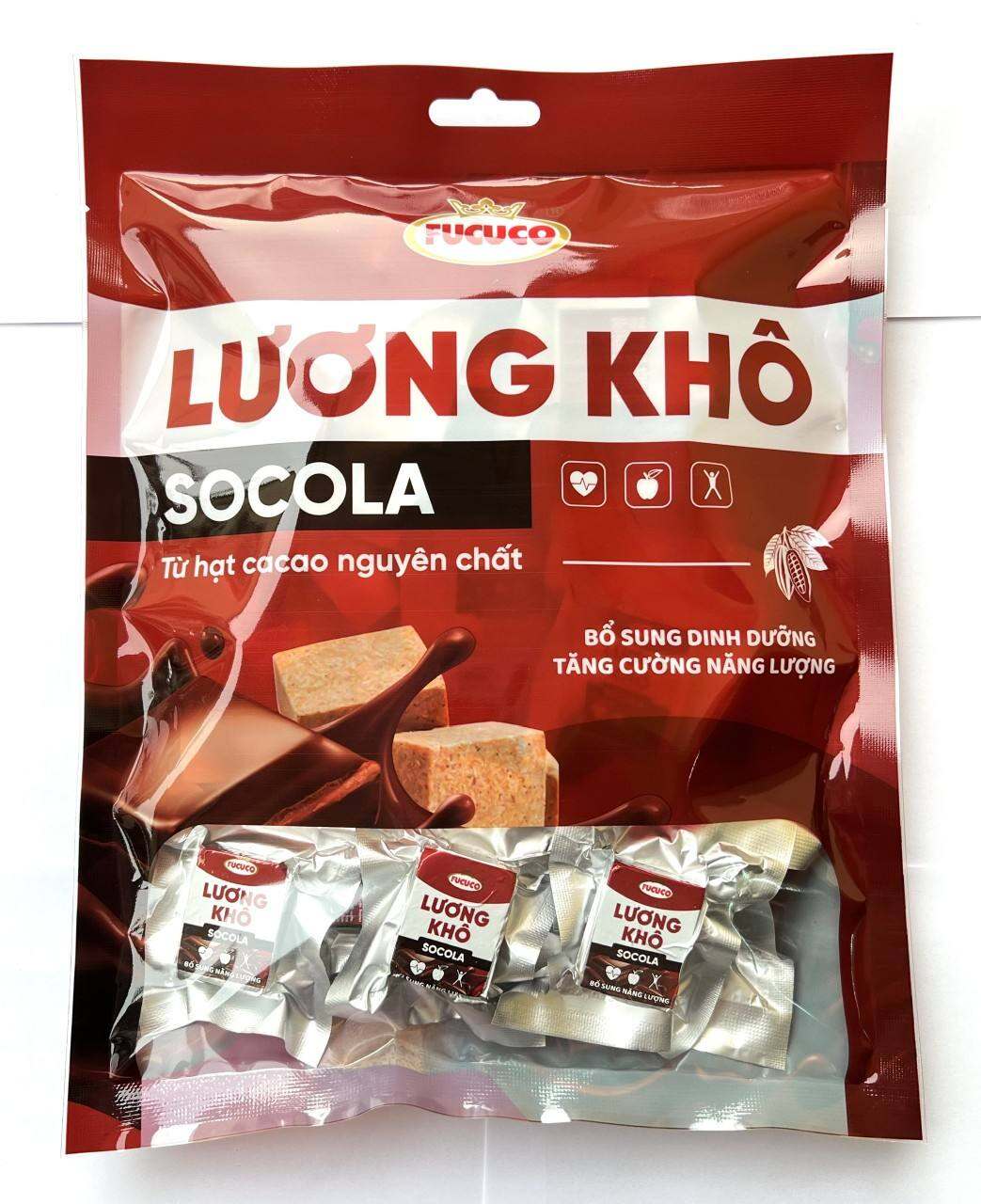 Lương Khô Fucuco Vị Socola túi 400g