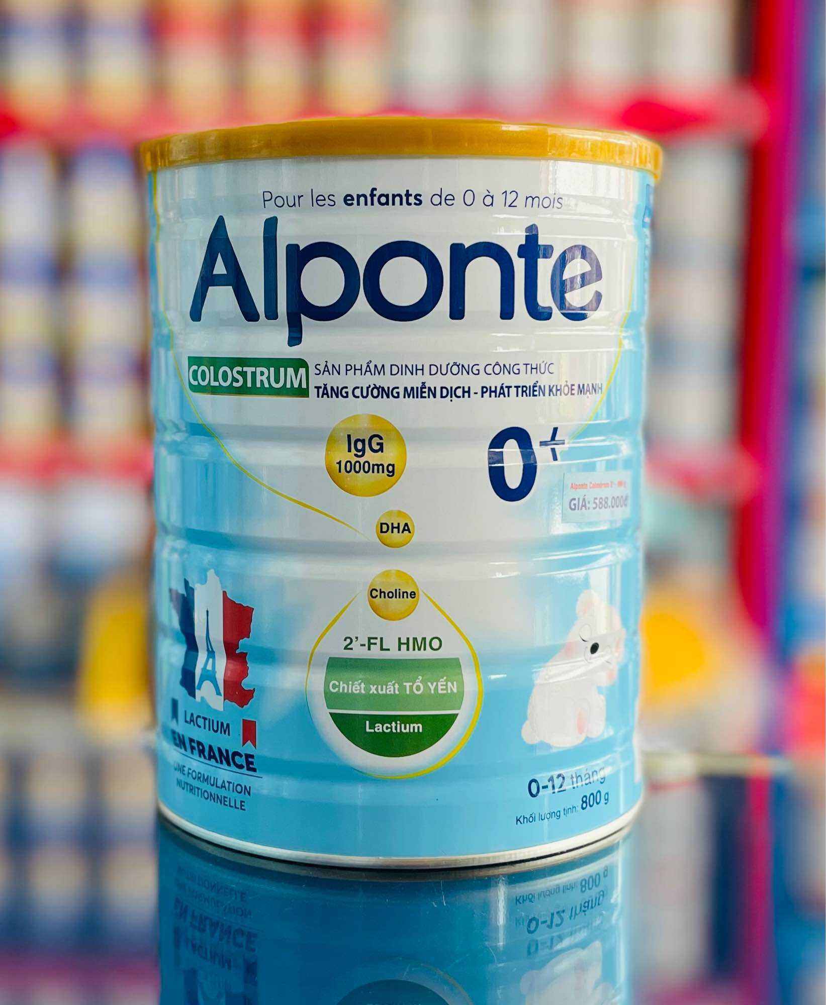 Sữa Non Alponte Colostrum 0+,1+ (800g)