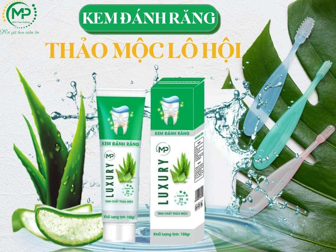 Kem đánh răng thảo mộc lô hội