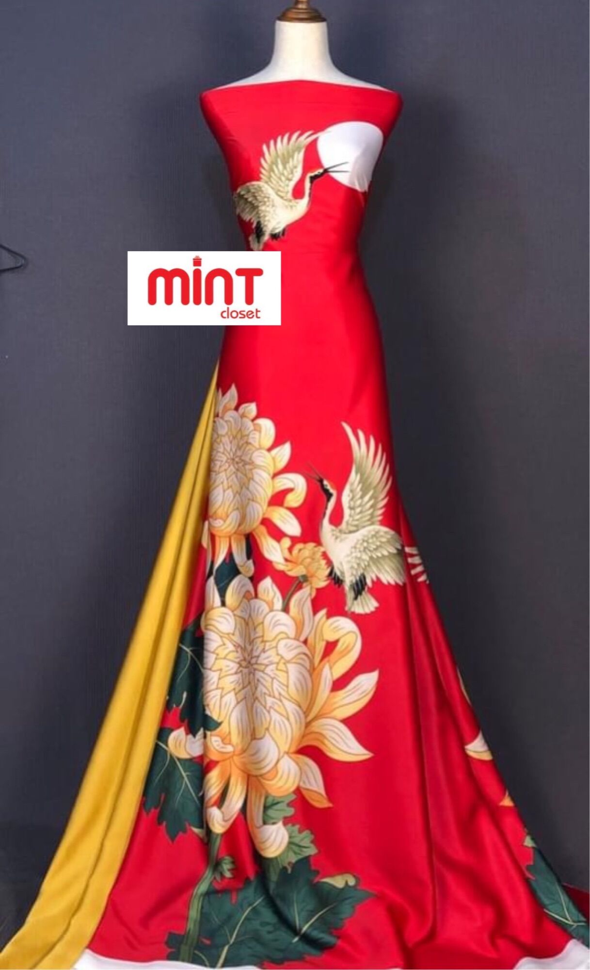 Vải gấm lụa cao cấp mã 051221