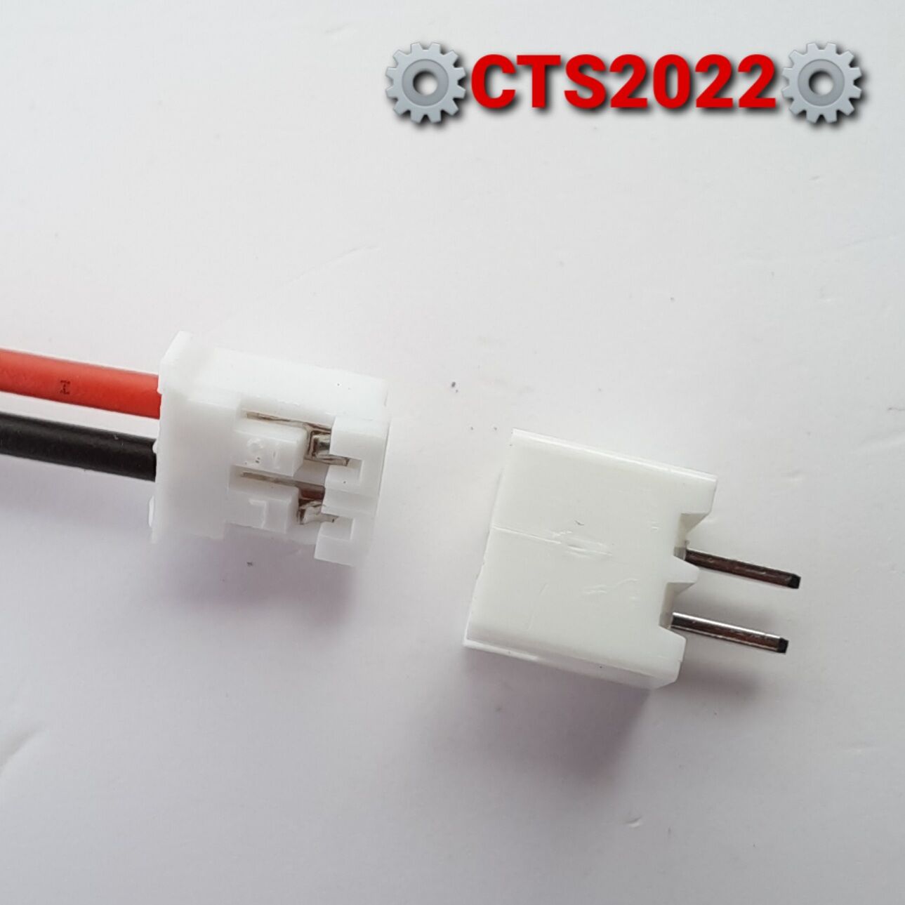 Jack cắm JST XH2.5- 2 chân dài 120mm