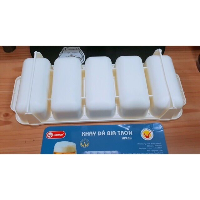 Khay làm đá/thạch rau câu topping đủ mẫu nhựa cao Hofaco
