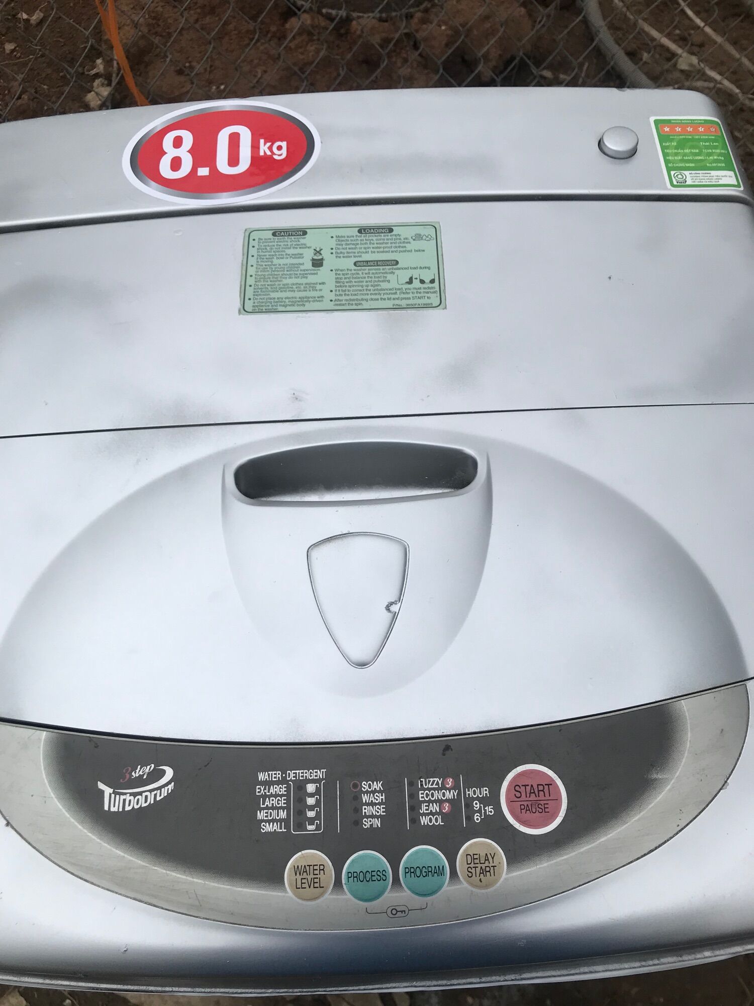 Máy giặt LG8 kg cũ tốt