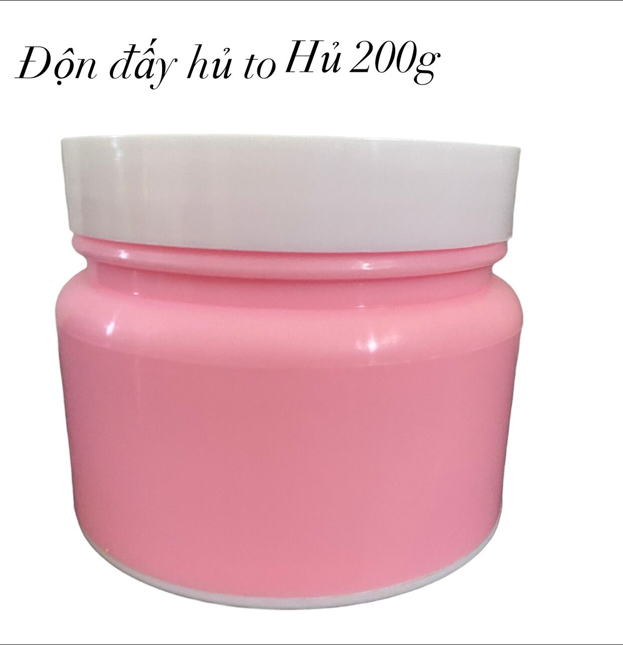 Hủ đựng kem 200g Hồng xinh