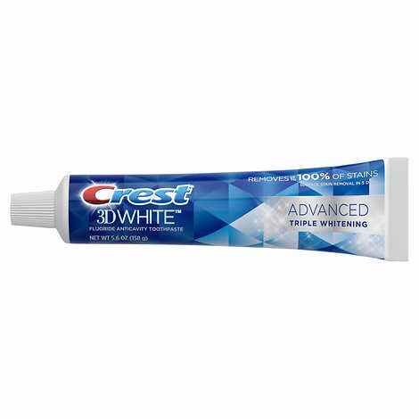 Kem đánh răng Crest 3D White Advanced Whitening của Mỹ