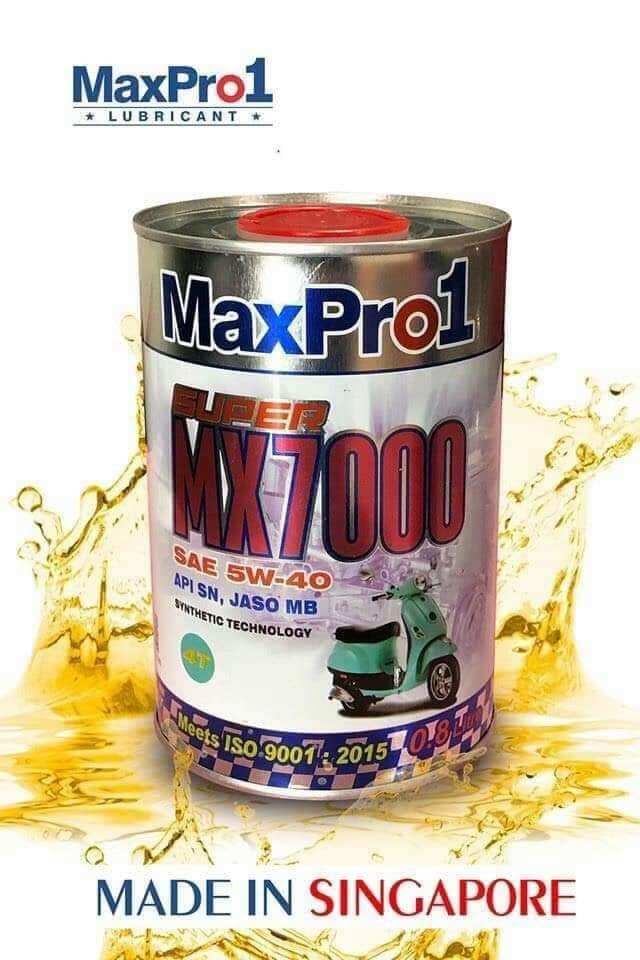 1 lon nhớt Maxpro1 tay ga MX7000