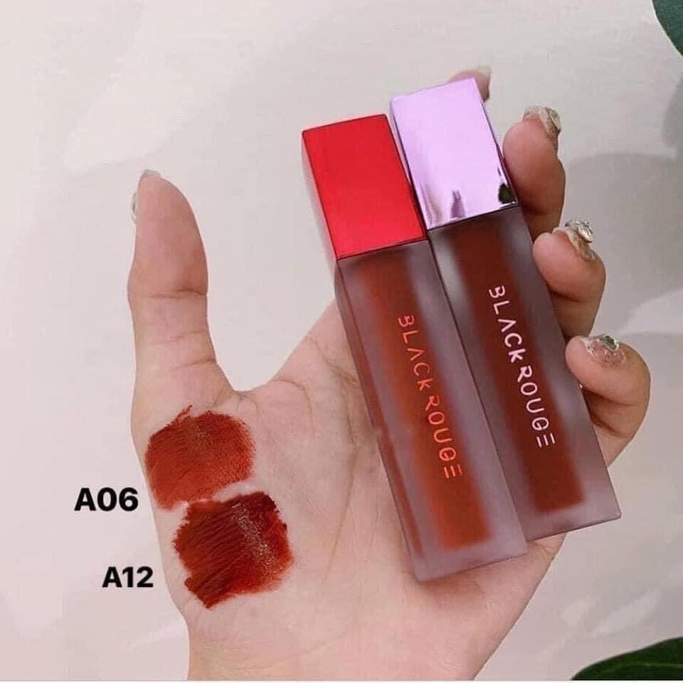 [HCM]Son Black Rouge Air Fit Velvet Tint Mood Filter A12 – Dashed Brown và A06 - Đỏ Nâu