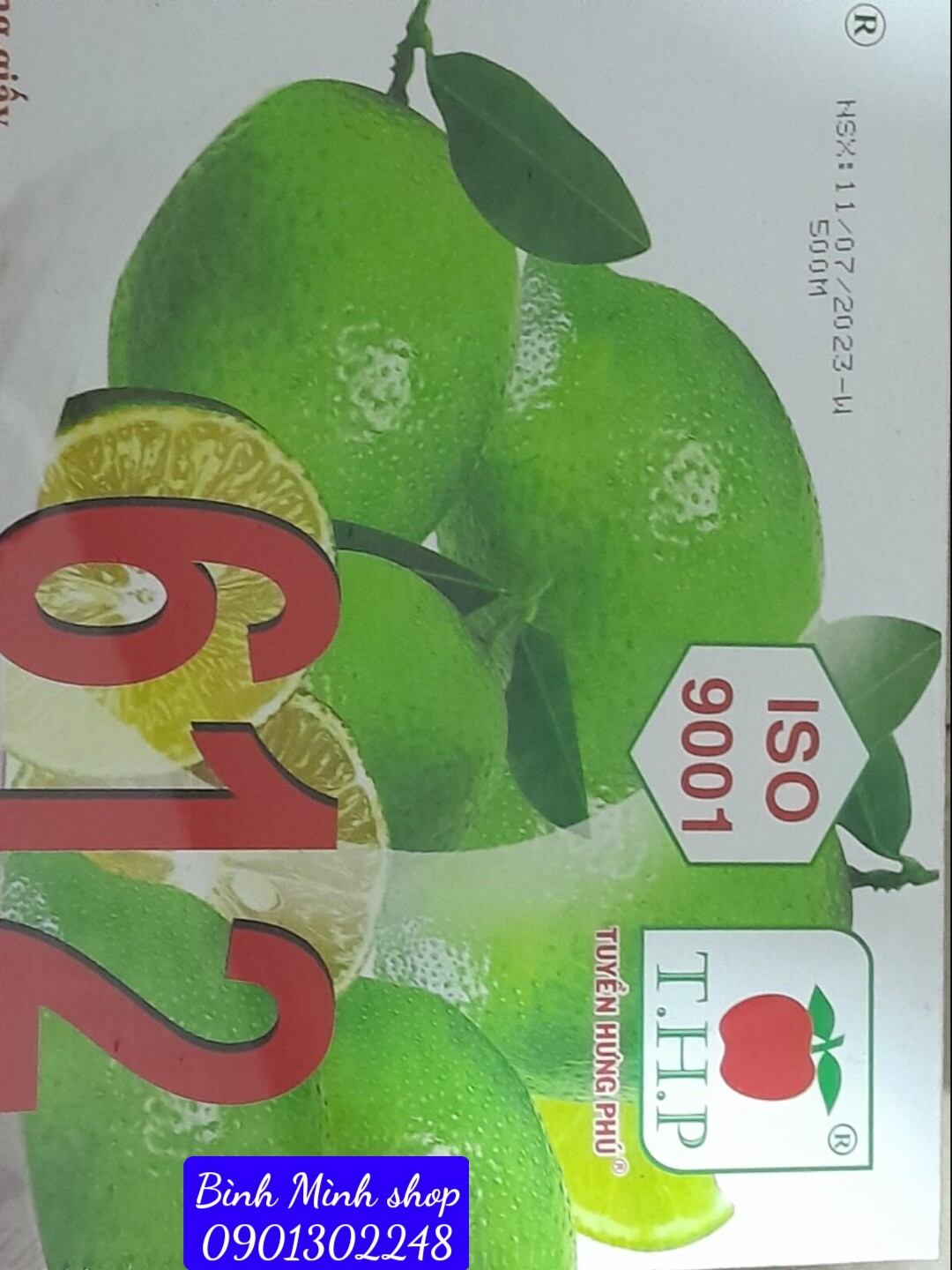 Màng bọc thực phẩm ringo st612.trọng lượng nguyên hộp 2,57kg. trọng lương màng & lõi giấy 1,85kg