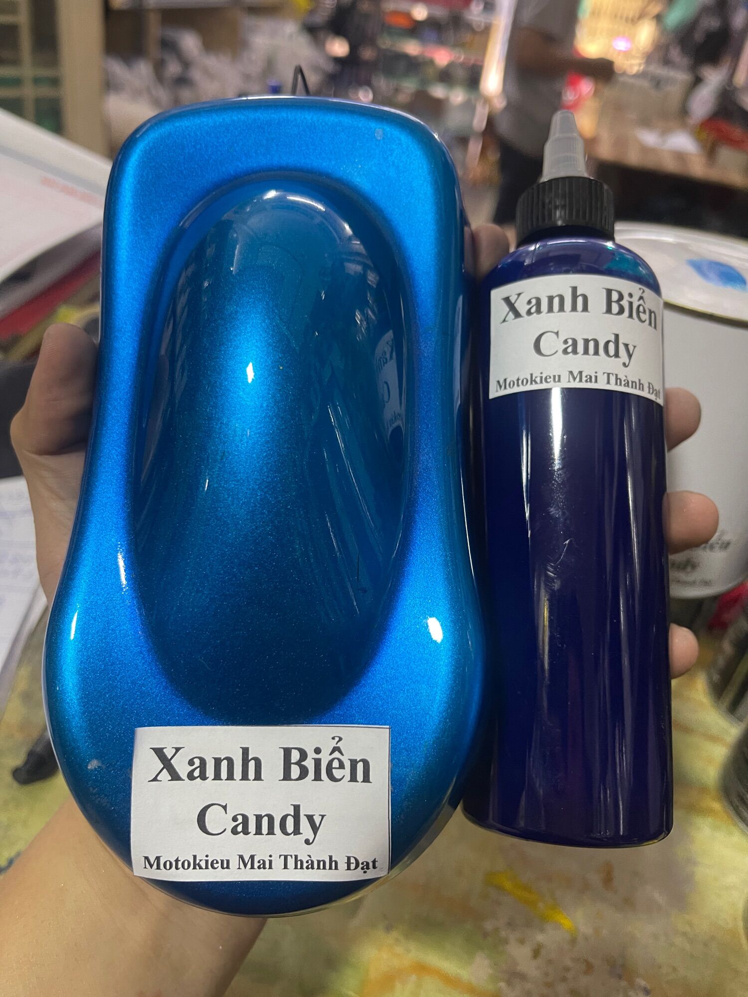 Màu Sơn Xanh Biển Candy 1K MotokieuMaiThànhĐạt