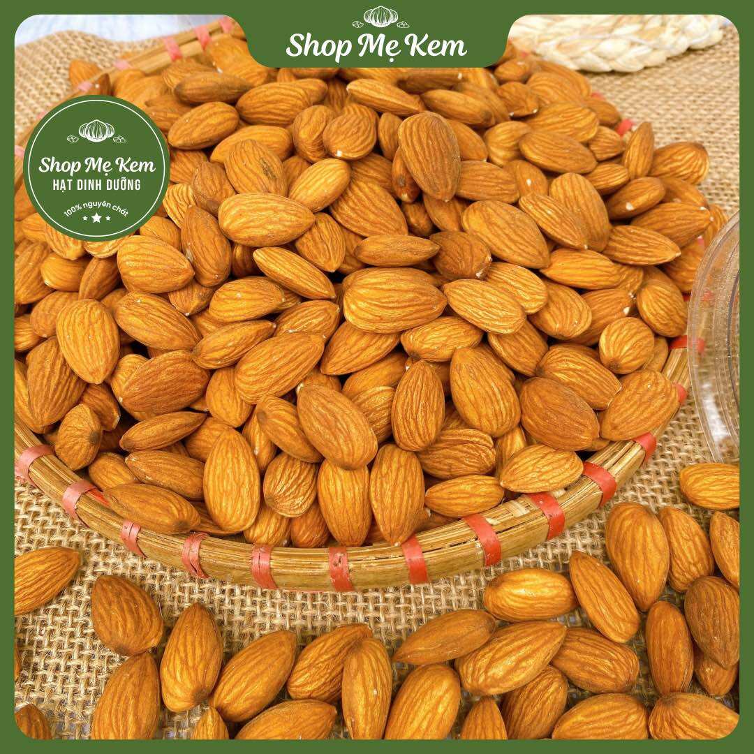 500Gr Hạt hạnh nhân còn sống làm sữa