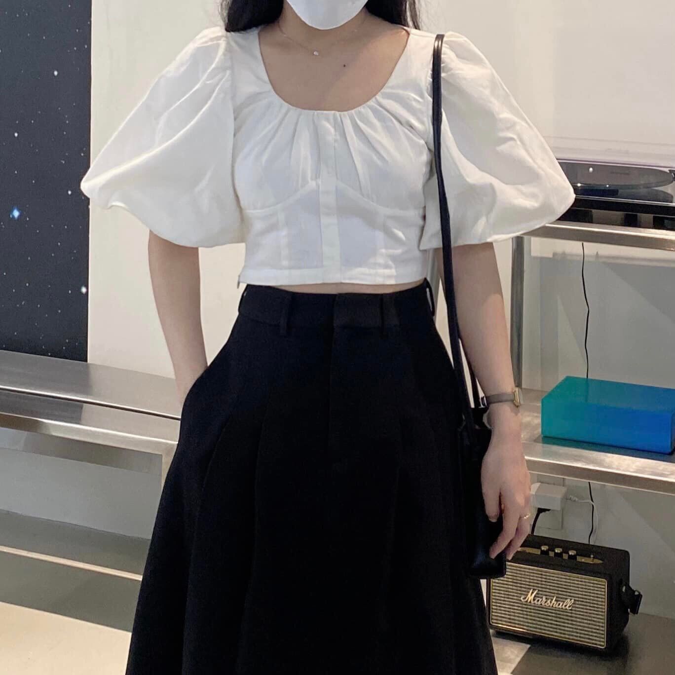 DOB - Áo tay bồng Pana Top