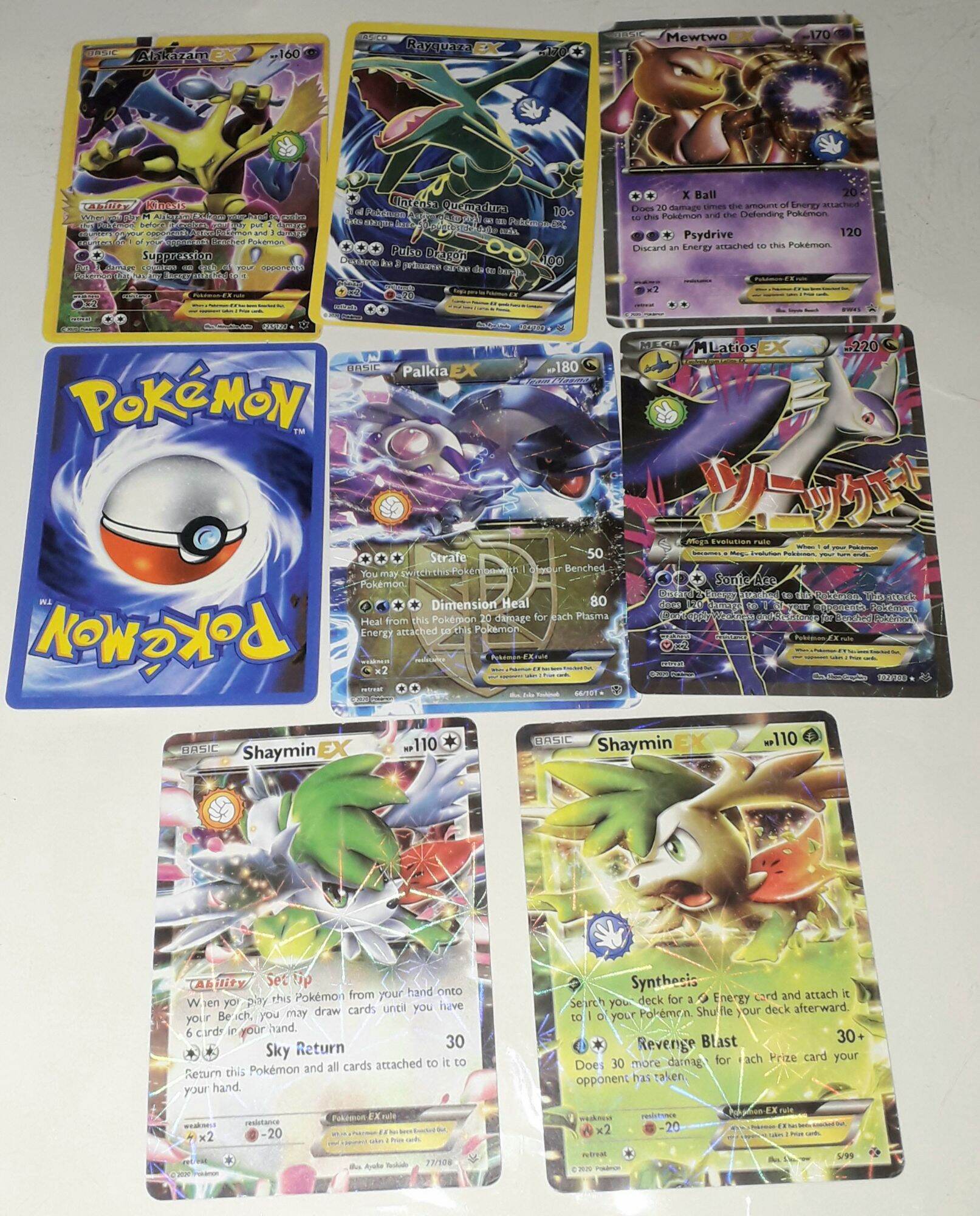Sét 12 túi có 96 thẻ bài Pokemon-GoVip-Dex óng ánh tiếng Anh rất đẹp
