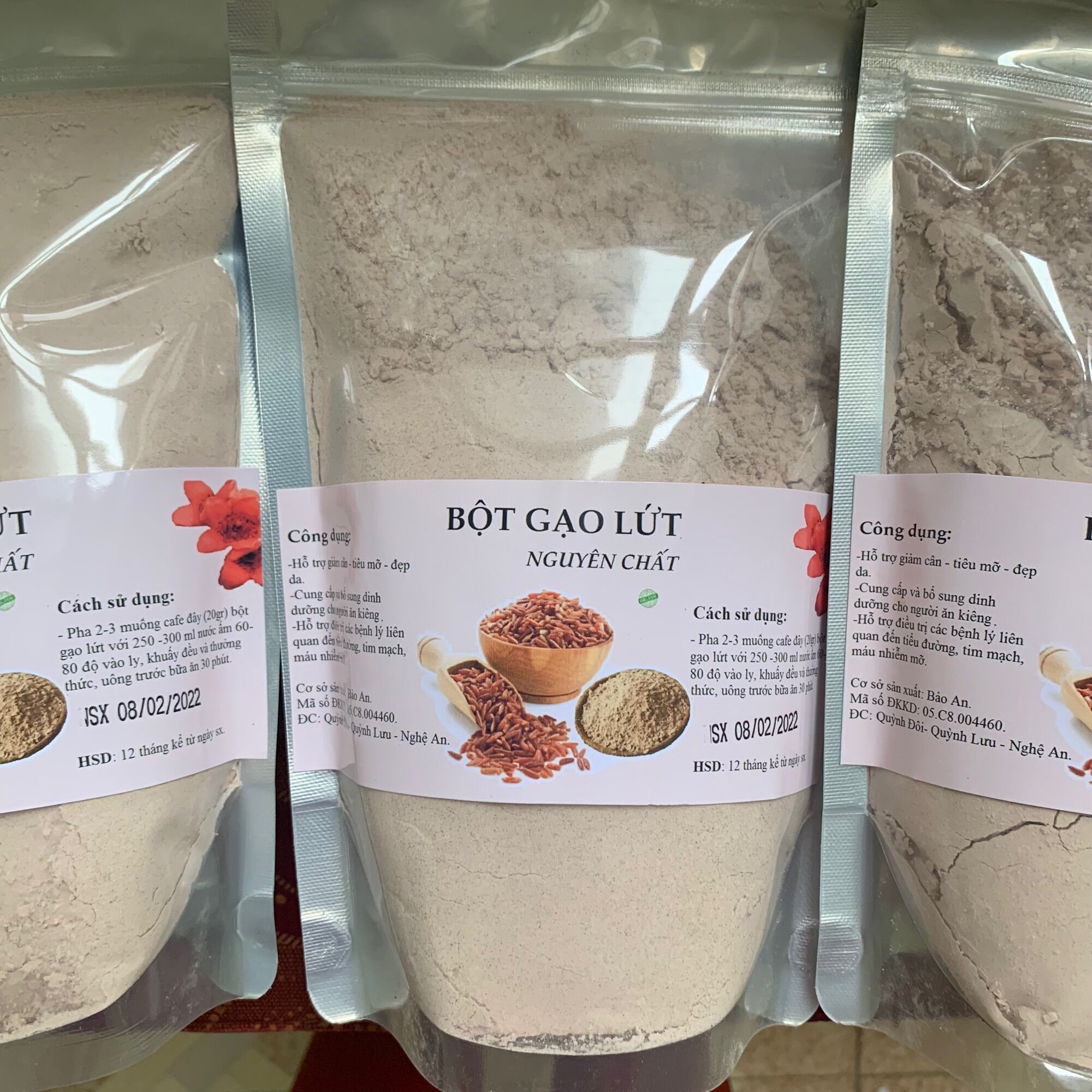 Bột gạo lứt thực dưỡng ăn kiêng 1kg