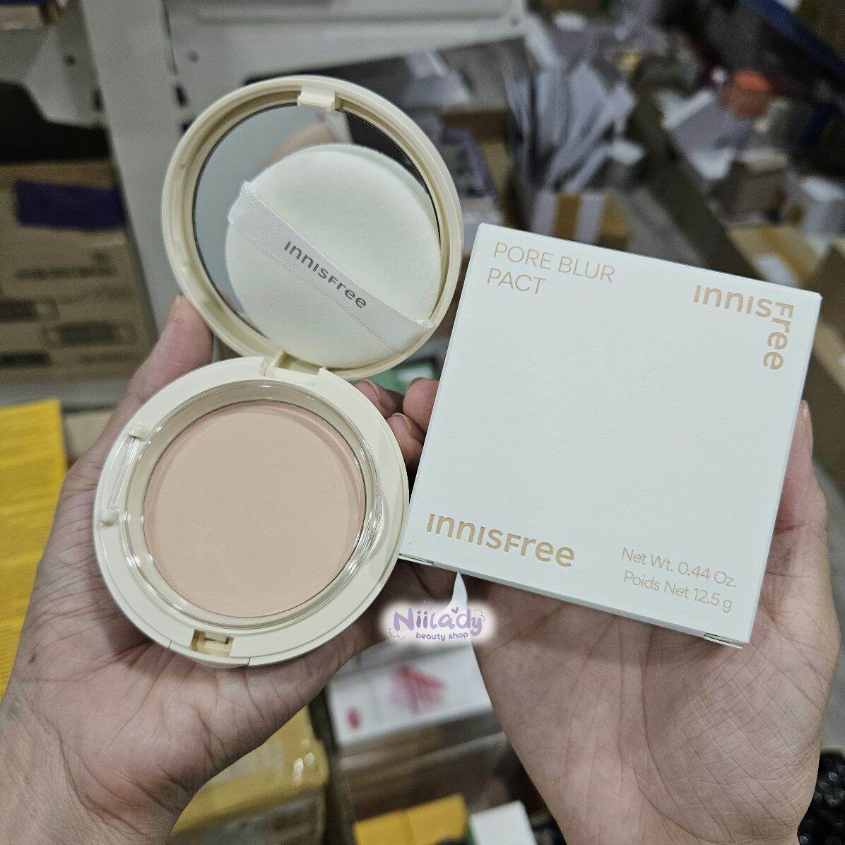 Phấn phủ dạng nén Innisfree Pore Blur Pact 12.5g