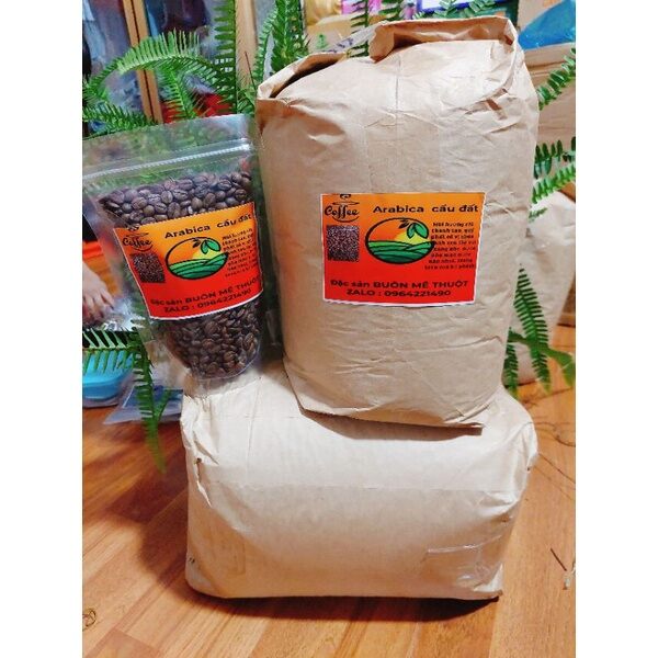 Cafe Arabica Cầu Đất gói 500g nguyên chất