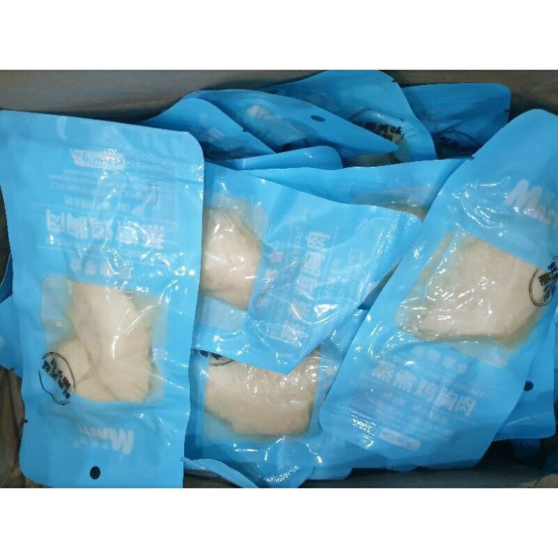 Combo 50 ức gà hấp masti 40g cho mèo