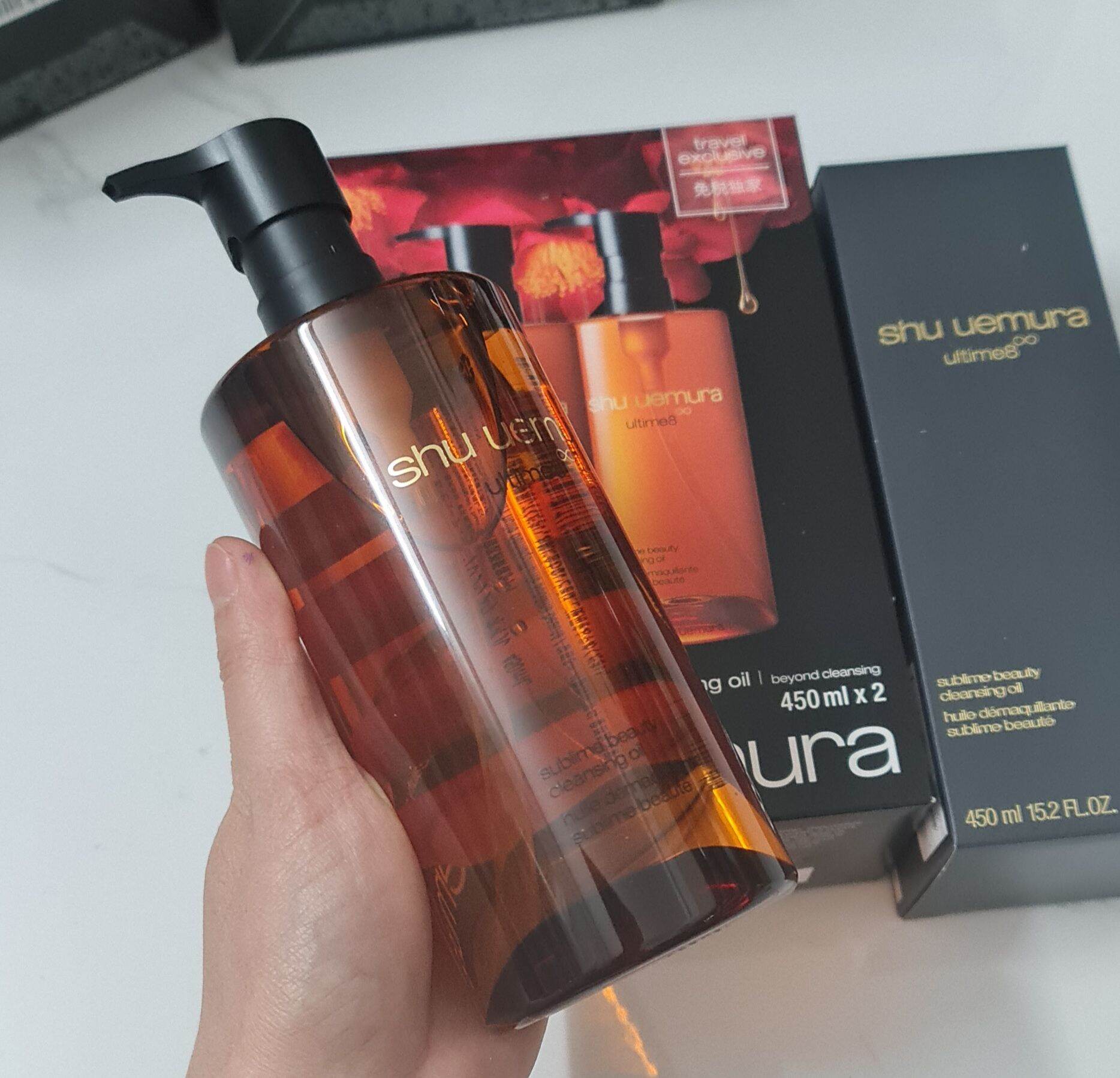 [450ML]Dầu tẩy trang Shu nâu