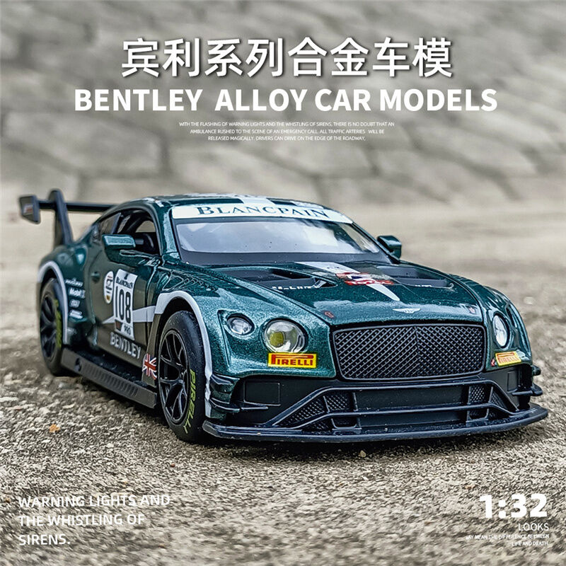 1 32 Hợp Kim Bentley Navigator GT3 Rally Model Đồ Chơi Xe Thể Thao Được Cấp Phép Chính Hãng Hồi Lực Xe thumbnail