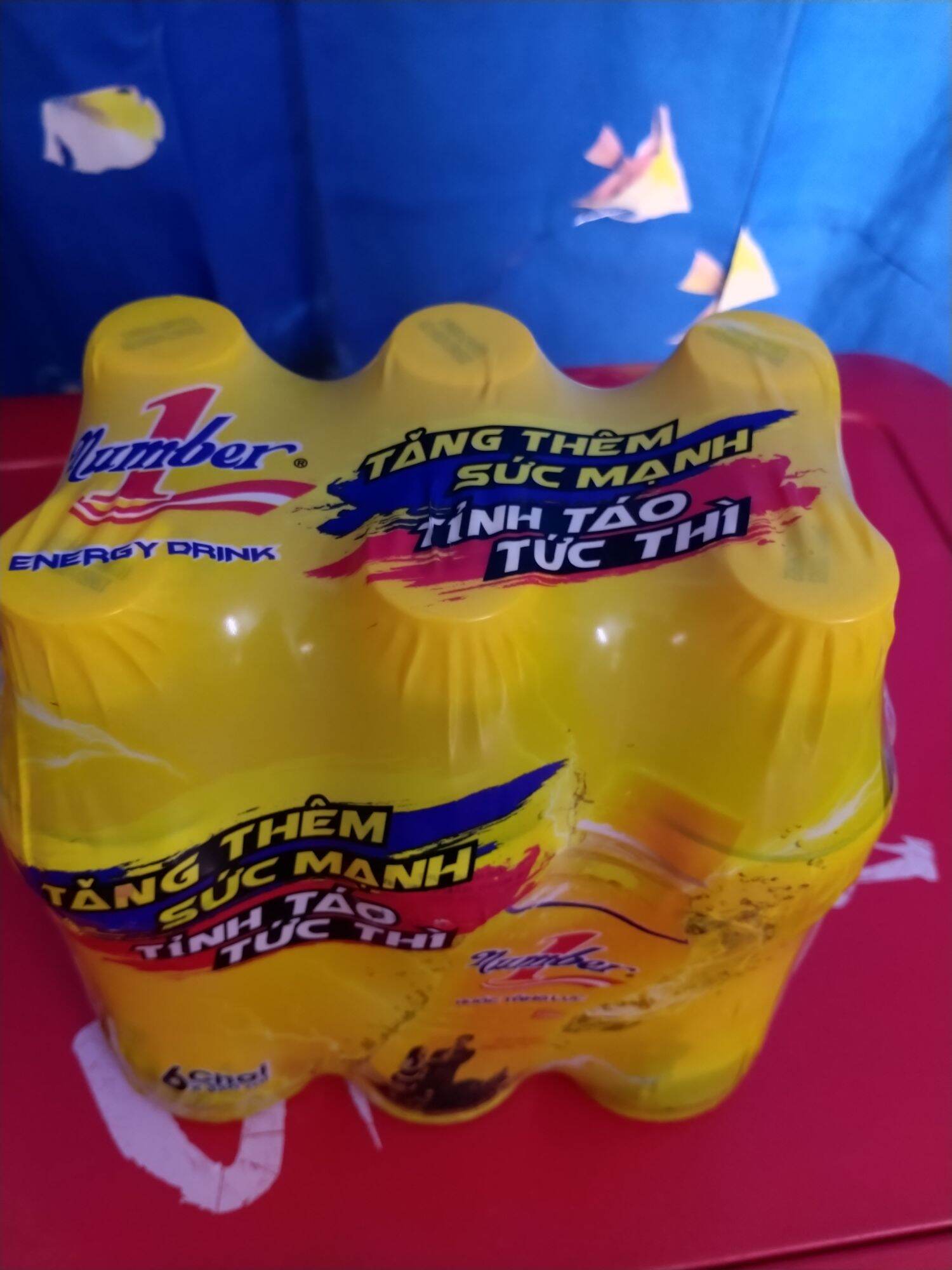 Lốc 6 chai nước tăng lực Number 330 ml