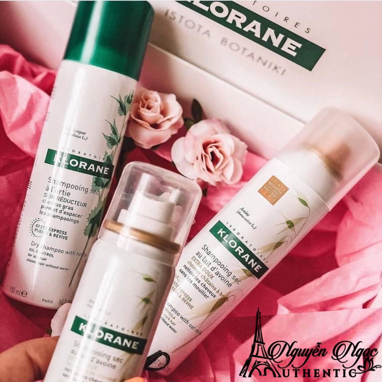 🍃dầu gội khô klorane -150 ml
