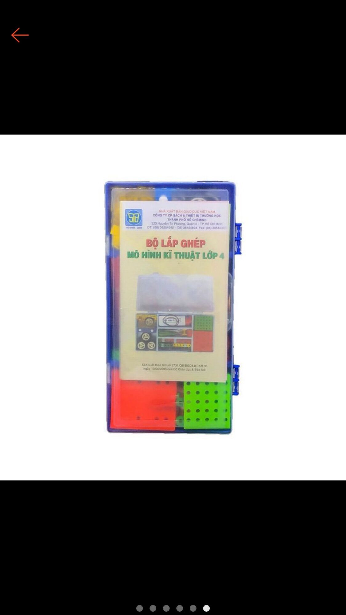 Bộ lắp ghép mô hình kỹ thuật lớp 4