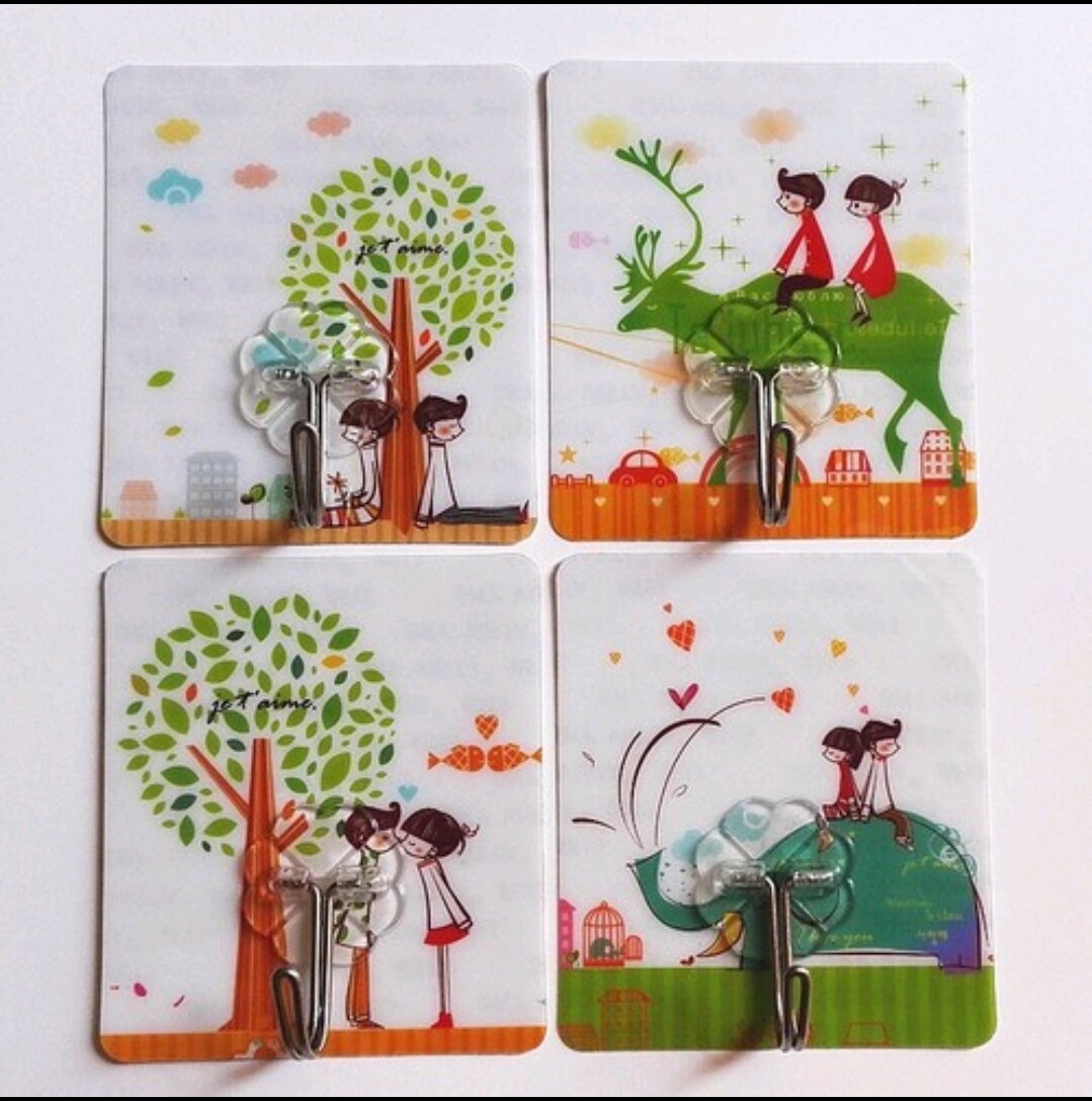 COMBO 10 MÓC DÁN TƯỜNG 3D NHIỀU HÌNH
